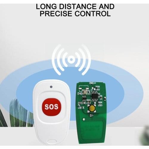 SOS One-button Alarm Smart Wireless Sensor Alarm Waterproof For Kids Help Alarm Anti-theft Old Emergency Switch Q9T4