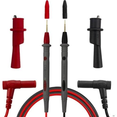 Universal Needle Tip Probe Test Leads Pin Digital Multimeter Multi Meter Tester Lead Wire Pen With Alligator Clip Set 1000V 20A