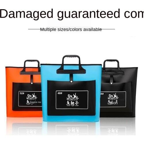 Fish protective bag handbag fish protective bag thickened EVA waterproof folding fishing bag fishing tackle bag