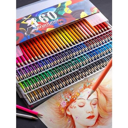120/160 Color Pencils Colors Professional Oil Set Artist Painting Sketching Wood Color Pencil School Art Office Supplies