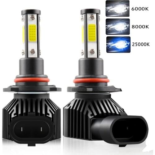 2Pcs 360 Degree LED 14000LM H7 H11 LED Bulb H1 H4 H8 H9 9005 HB3 9006 HB4 Auto Car Headlight Bulb 6000K Fog Light 12V 6000K
