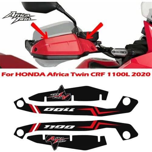 For HONDA Africa Twin CRF 1100L 2020 3D Stickers Motorcycle Original Handguard Extended CRF 1100 L Adventure sticker
