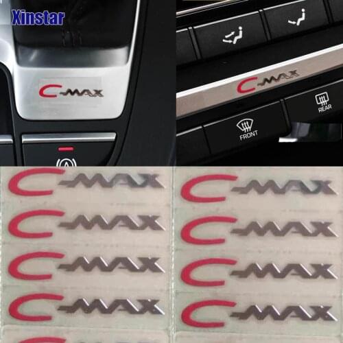 5pc 10pcs Stainless Steel Car Rearview Mirror Sticker For Ford Cmax C-MAX