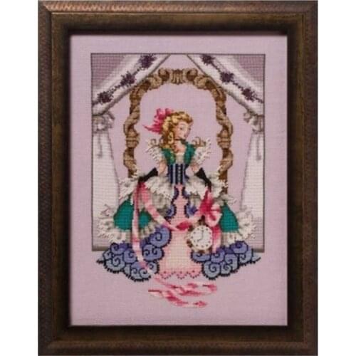 Angel beauty 6 Counted Cross Stitch 11CT 14CT 18CT pink fabric Chinese Cross Stitch Kits Embroidery Needlework Sets