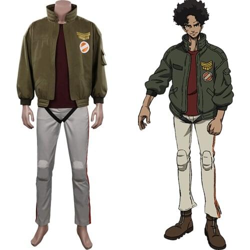 Junk Dog Uniform Suit Megalo Box 2 Cosplay Costume Top Pants Outfits Halloween Carnival Suit