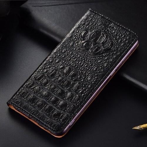 Crocodile Back Veins Genuine Leather Case Cover For iPhone 12 Mini 11 12 Pro Max 5S 6 6s 7 8 Plus X XR XS Max Wallet Flip Cover