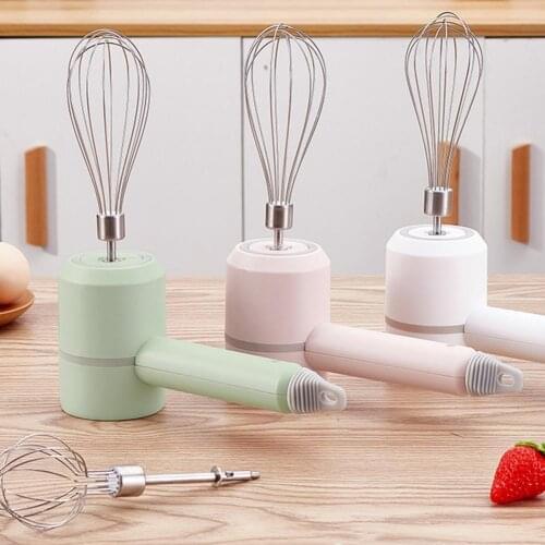 Electric Egg Beater Food Grade Wireless Design ABS Non-Slip Handle Automatic Egg Whisk for Kitchen Whisk Manual Mixer