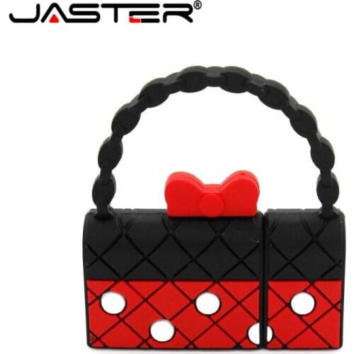 JASTER Mini Handbag usb flash drive purse pendrive 4GB 8GB 16GB 32GB 64GB U Disk USB 2.0 pen drive cute bags memory stick gifts