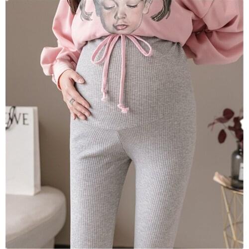 High Waist Maternity Leggings Adjustable Pregnant Women Pregnancy Clothes Pants Ropa Mujer Embarazada Premama Enceinte E0135