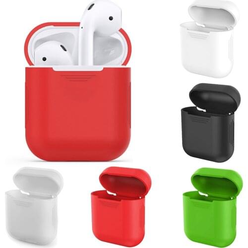Soft Silicone Case Earphones For Apple Airpods Case Wireless Earphone Protective Cover Box For Airpods Ear Pods Bag Dustproof