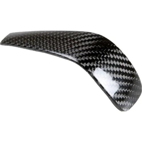 Carbon Fiber Gear Shift Handle Sleeve Cover Stickers for BMW 1 3 Series E90 E92 E87 X1 E84 Auto Interior Accessories