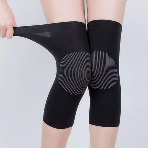 1 pairs Sport Compression Knee Pad Sleeve for Basketball Volleyball Fitness Running Cycling Knee Support Braces Elastic Nylon