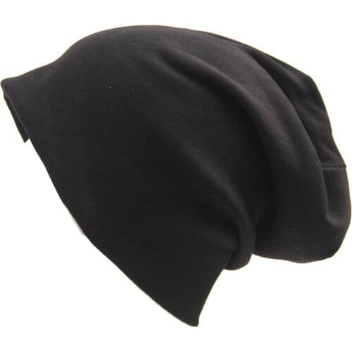 New Solid Color Unisex Hip-hop Cap Beanie Hat Winter Slouch 19 Colors One Size Elastic AP Slouchy Hat