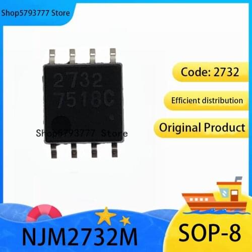 5PCS-20PCS NJM2732M SOP-8 NJM2732 SOP8 Brand new original