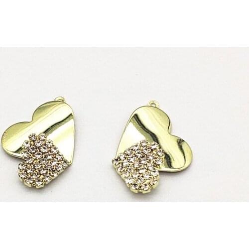 New Arrival! 30x21mm 50pcs Heart Shape Charm for Handmade Necklace/Earring DIY Parts,Jewelry Accessories Findings & Component