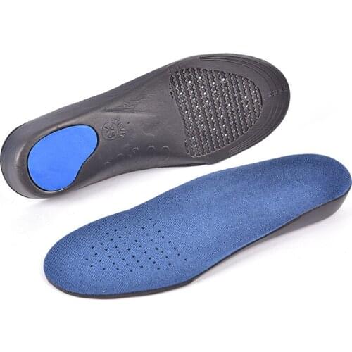 1Pair Unisex Men Women Flat Feet Arch Support Orthopedic Insoles Breathable EVA Pain Relief Shoe Pad Insole
