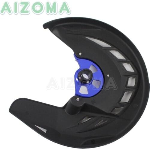 Motorbike Black Disc Rotor Guard Cover Dirt Bikes Front Brake Protective For Yamaha YZ WR 125 250 450 426 X F WR450F 2002-2015