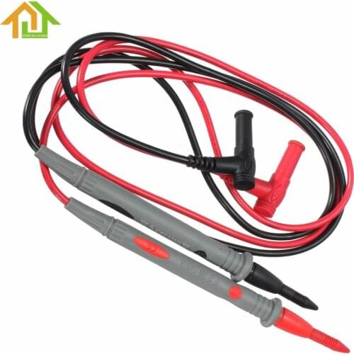 1 Pair 1000V 20A Banana Universal Multimeter Test Probe Leads Cable