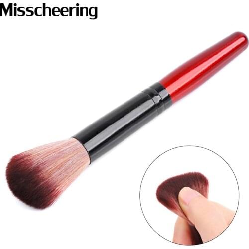 1Pcs Wooden Handle Nail Brushes Remove Dust Powder Soft Manicure Brushes Blush Brushes Cleaning Makeup Beauty Care Tools