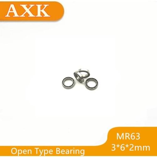 2019 New Real Thrust Bearing Rodamientos Free Shipping 10 Pcs Mr63 Abec-3 Open Deep Groove Ball Bearings L630 617/3 673 3*6*2