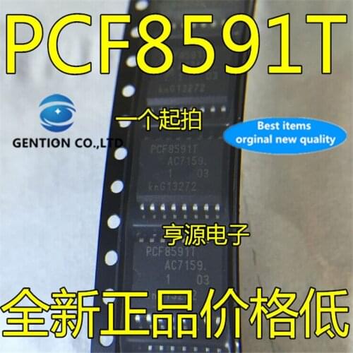 5Pcs PCF8591 PCF8591T SOP-16 8-bit ADC in stock 100% new and original