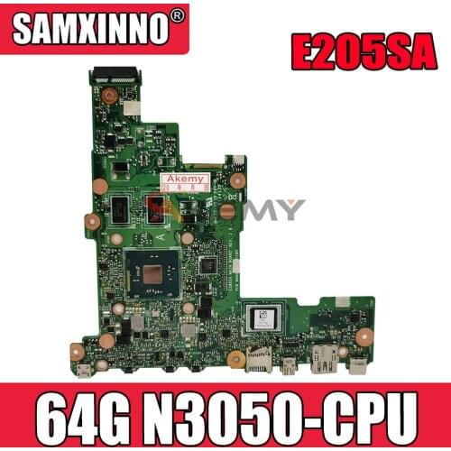 Akemy E205SA Laptop motherboard for ASUS EeeBook E205SA original motherboard 2GB RAM EMMC-64G N3050-CPU