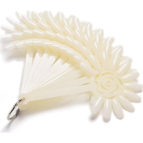 Acrylic Polish Board Practice Rose Fan Stickers Wheel Display Polish Color Tools Hot 120 False Tips Nail Art Design