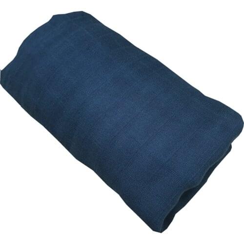 Bamboo Muslin Swaddle Blanket Newborn Diaper Accessories Soft Swaddle Wrap Baby Bedding Bath Towel Solid Color from LASHGHG