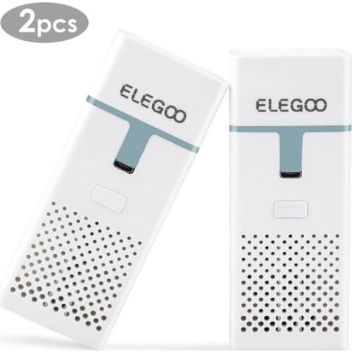 ELEGOO 2pcs Mini Air Purifier Set with Activated Carbon Filter and Universal Adaptor for LCD,DLP,MSLA Resin 3D Printer
