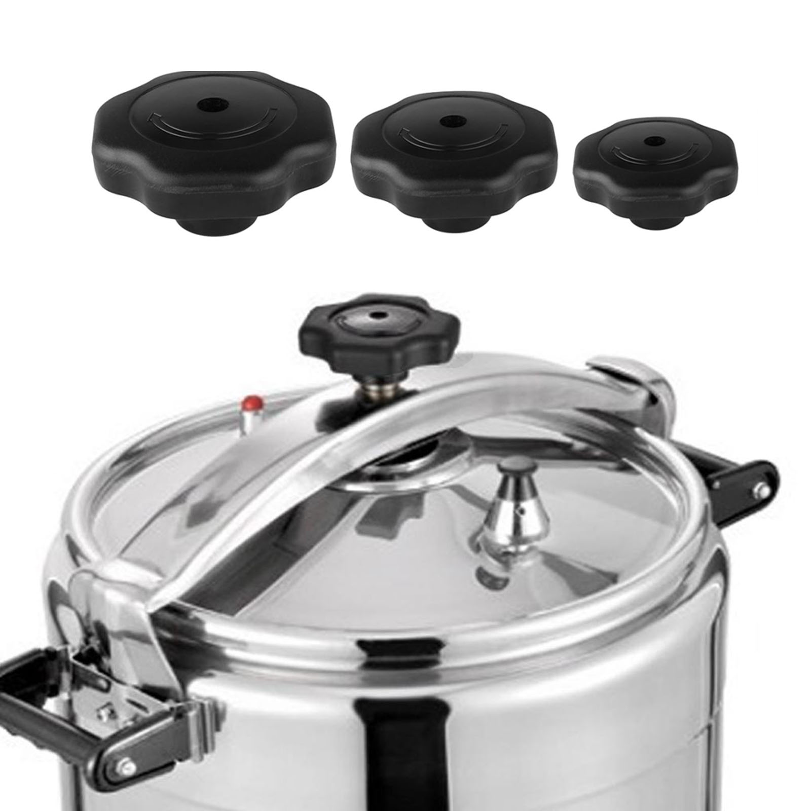 1Pc Pressure Cooker Handle Button Explosion-Proof Bakelite Spiral Cover Durable Cooker Lids Knob Replacement Kitchen Accessories