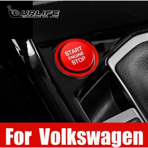 Car Engine Start Stop Button Ring Ignition Cover Trim For VW Golf 7 MK7 VII GTI R Tiguan Jetta CC Arteon Passat B8 Touareg T-roc