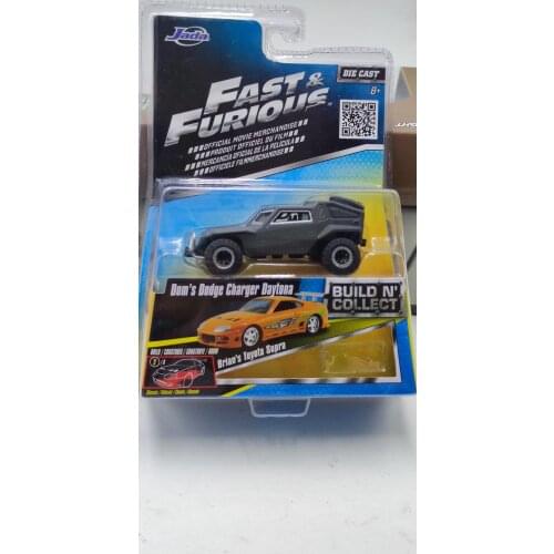 Ja da 1:64 DOMS DODGE CHARGER DAYTONA Alloy model car Metal toys for childen kids diecast gift