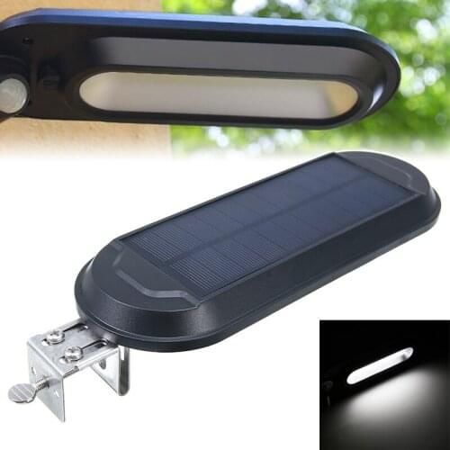 Outdoor Auto On/Off Solar Powered LED Wall Street Path Solar Light For Garden Yard IP55 Waterproof Solar Lamp