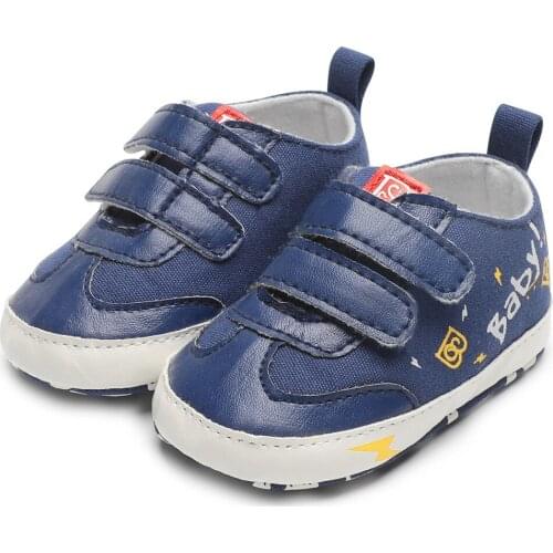 Newborn Baby First Walk Shoes Girls And Boys Shoes PU Leather Baby Moccasins Prewalker Anti-slip Shoes Toddler Shoes For Kids