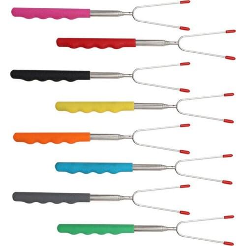 Roasting Sticks Roasting Sticks Extra Long Extendable Stainless Steel Skewers Telescoping BBQ Forks