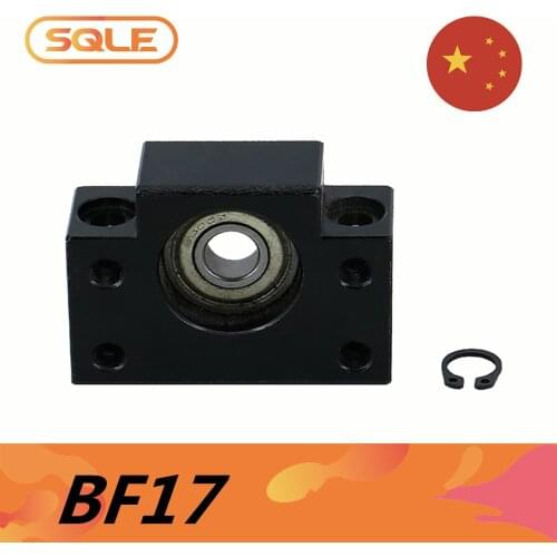 1 pcs BF17 bearing SFU2505 SFU2510 Ball Screw End Support for CNC