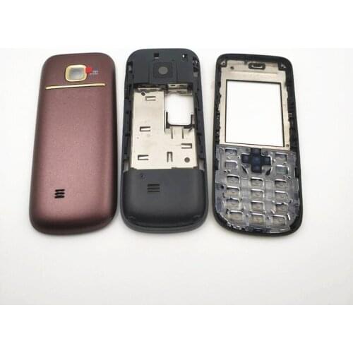Full Complete Mobile Phone Housing Cover Case For Nokia 2700 2700c With English Keypad