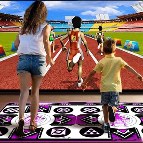Somatosensory Game Mat Double Dancing Mat Remote Control Double user Dance Mats Non-Slip Dancer Step Pads Sense Game English