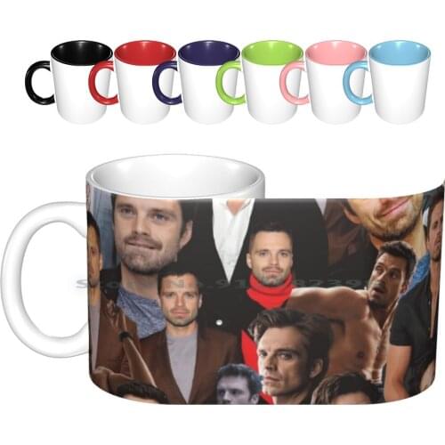 Stan Photo Collage Ceramic Mugs Coffee Cups Milk Tea Mug Collage Photo Collage Stan Stan Photo Collage Stan Photo Collage Bucky