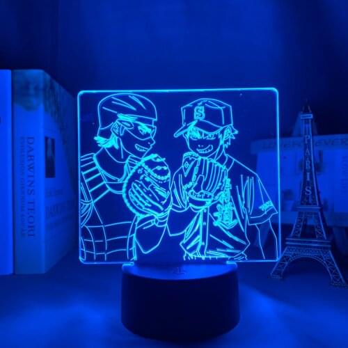 Ace of Diamond Anime Led Light for Bedroom Decor Nightlight Kids Birthday Gift Manga Night Light Room Table Lamp Ace of Diamond