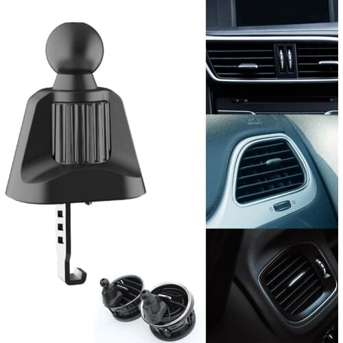 Universal 17mm Ball Head Car Air Vent Clip Upgrade For Magnetic Car Phone Holder Gravity Support Stand Mount Car Charger Bracket