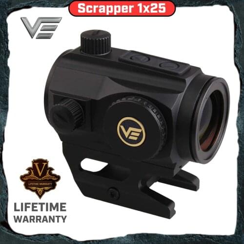 Vector Optics Scrapper Red Dot Scope IPX6 Water Proof 2MOA Dot Size Red Dot Sight with Picatinny Mount AR15 M4 AK47