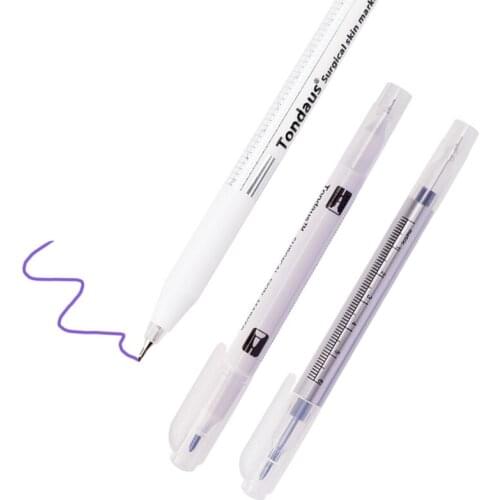 1PC Marker Pen Embroidery Positioning Single-head White Skin Marker Pen For Tattoo Positioning Patinting Waterproof Marker Pen