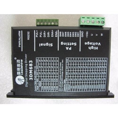 3 Phase Stepper Motor Driver 3DM683 Voltage 24-60VDC Current 3.2-8.3A use for Engraving and Cutter Machine