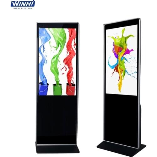 Factory Customized 43 55 65 Inch Hd Android System Online Advertising Display Lcd Infrared Capacitive Touch Screen Indoor Digita