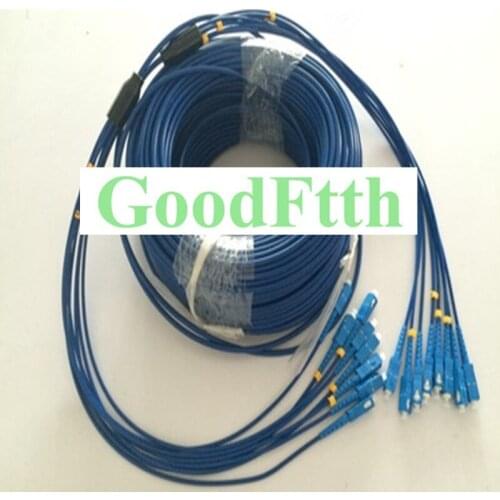 8 Core Fiber Armoured armored Patch Cord SC-SC UPC SC/UPC-SC/UPC SM GoodFtth 100-500m