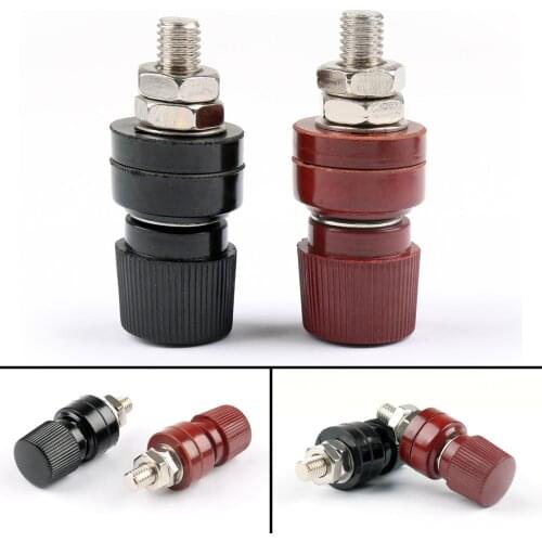 Artudatech 100Pcs 555 80A Binding Post Socket For Power Amplifier Terminal AC Power Adapter Connector Jack Parts