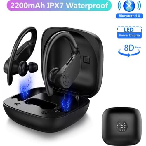 B11 Led Display Bluetooth Earphone 5.0V Wireless Headphones TWS Stereo Earbuds Handsfree Sport Headset For Phone Apple PKB1