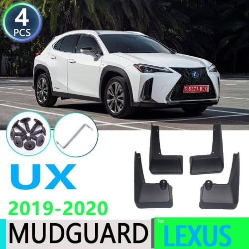 For Lexus UX UX200 UX250H 2019~2020 ZA10 Fender Mudguard Mud Flaps Guard Splash Flap Car Accessories