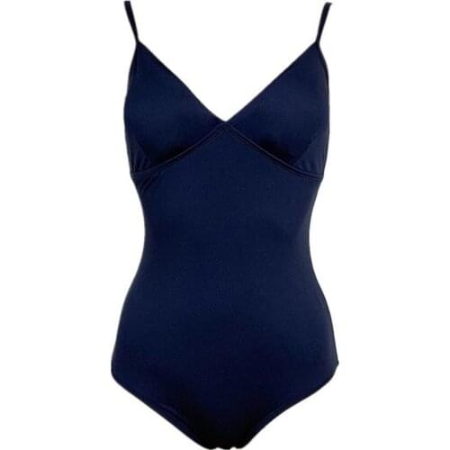 Swimsuit One Piece Slim Bikini Deep V Swimwear for Bathing